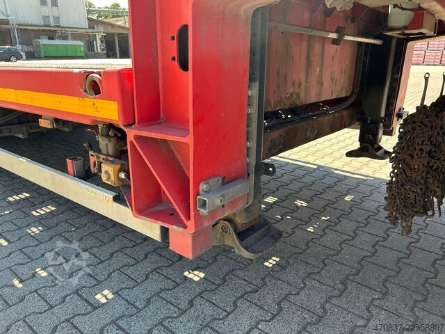 Alacsony rakfelületű félpótkocsi FAYMONVILLE STN-4UBX / hydr. Hubbed / Funk / Seilwinde