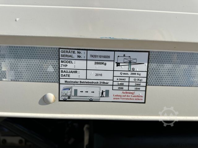 شاحنة مبردة SCANIA P 410 / Carrier 1150 MT / Durchlader / LBW