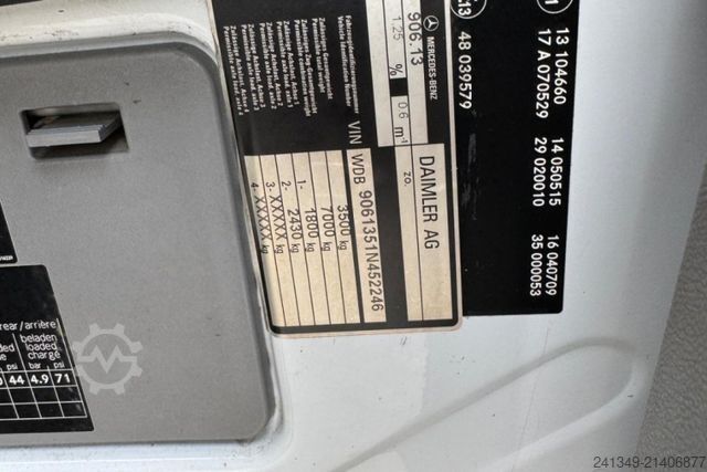 Furgão cortina de lona MERCEDES-BENZ Sprinter 316 Hebebühne