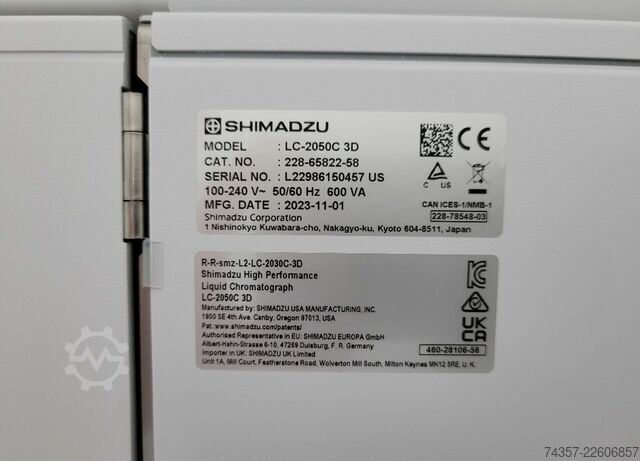 Skiljunartæki Shimadzu LC-2050C 3D Shimadzu LC-2050C 3D z serii i-Series