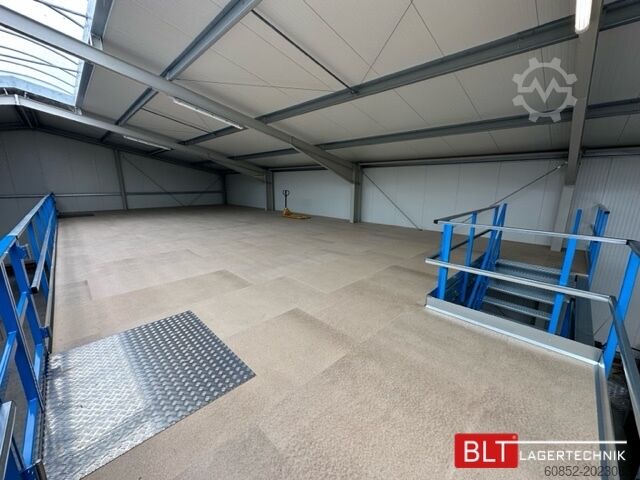 Mesanin etasje 5x10m Lagerbühne , Belastung : 500kg/qm Unterkante: 2,5m , ca. 50qm Systembühne