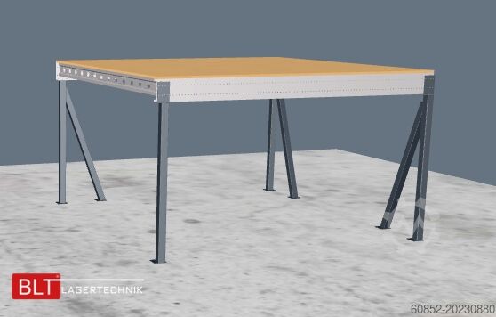 Mesanin etasje 5x5m Lagerbühne , Belastung : 500kg/qm Unterkante: 2,5m , ca. 25qm Systembühne