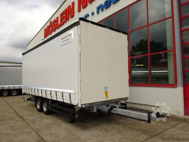 Åpen tilhenger med presenning Möslein TPW 105 D Schwebheim  Tandem- Planenanhänger Durchladen