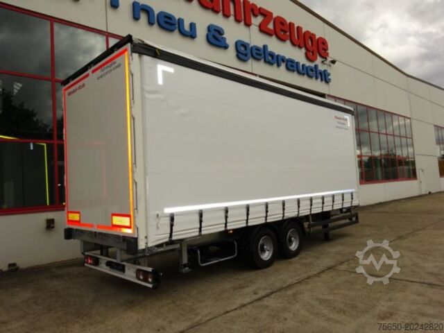 Åpen tilhenger med presenning Möslein TPW 105 D Schwebheim  Tandem- Planenanhänger Durchladen