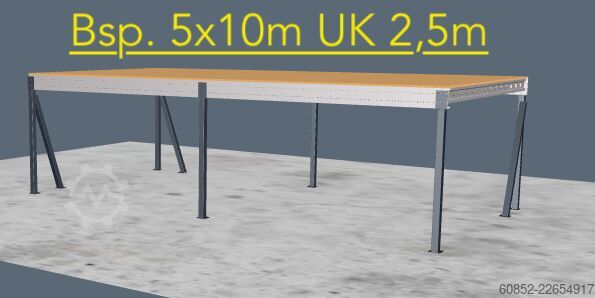 פלטפורמת אחסון Lagerbühne auf Wunschmaß ! Traglast 250 - 1000 kg/qm