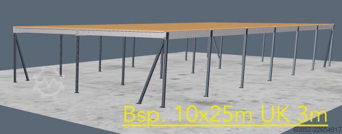 פלטפורמת אחסון Lagerbühne auf Wunschmaß ! Traglast 250 - 1000 kg/qm