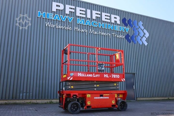 Scissor lift Holland Lift Ecostar HL-7810 Electric, 10m Working Height, 450k