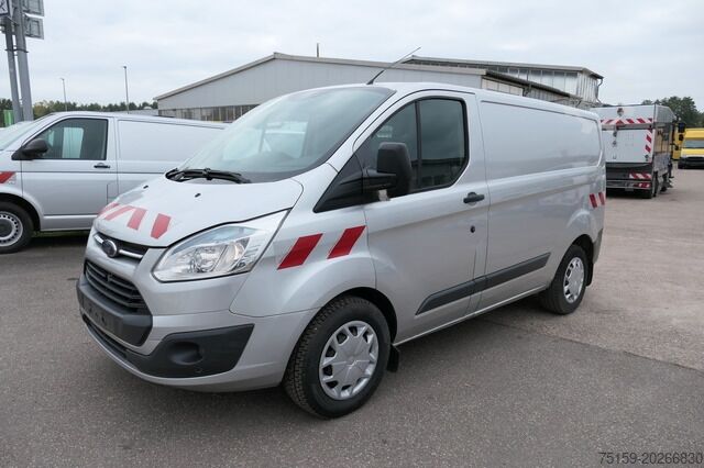 Xe van thùng kín ford Transit Custom 330 L1H1 Klima Flügeltür Tempomat AHK Werkstatteinbauten COC