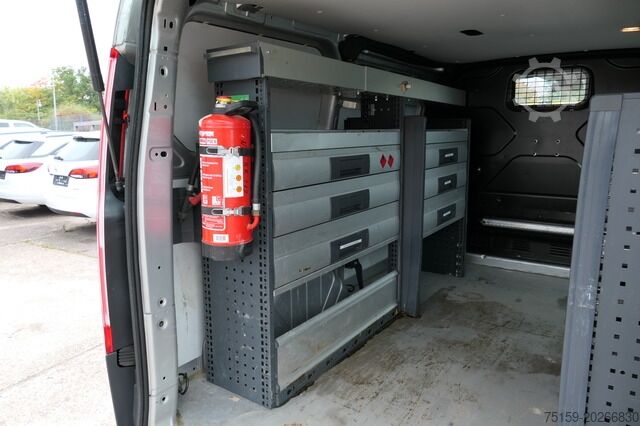 Xe van thùng kín ford Transit Custom 330 L1H1 Klima Flügeltür Tempomat AHK Werkstatteinbauten COC