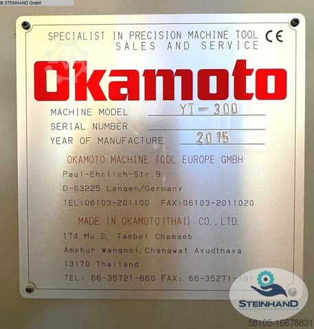 Máquina de lapidação OKAMOTO Aero YT-300