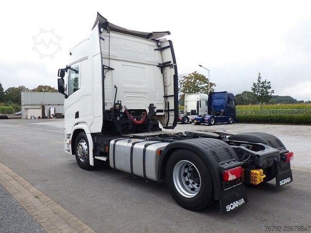 मानक ट्रैक्टर यूनिट SCANIA R 450 A Highline/Ret./Hydr./Safety/Leder/Spoiler