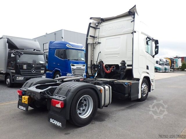 मानक ट्रैक्टर यूनिट SCANIA R 450 A Highline/Ret./Hydr./Safety/Leder/Spoiler