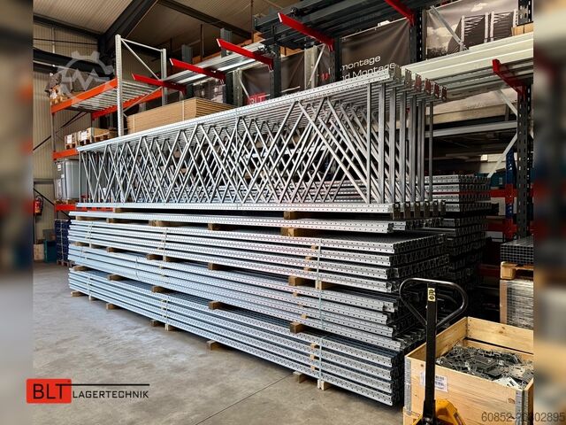 Estante de alta resistencia ca. 50,30 lfm. Dexion P90 Palettenregale H:6,5m Fachlast: 3000kg Schwerlastregale
