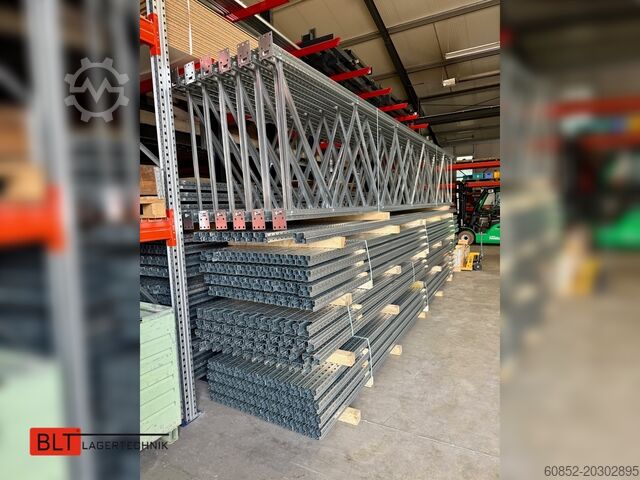 Estante de alta resistencia ca. 50,30 lfm. Dexion P90 Palettenregale H:6,5m Fachlast: 3000kg Schwerlastregale
