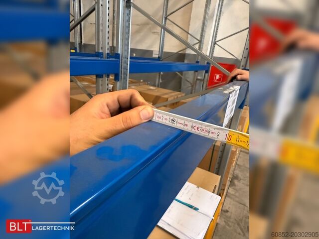 Raft de mare rezistență ca. 14,20 lfm BITO P4 Palettenregale H:680cm, 3000kg Fachlast, Hochregale