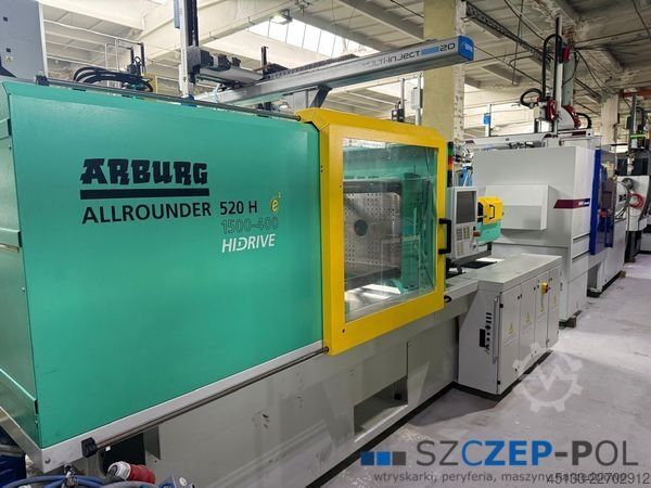 Mašina za brizganje plastike Arburg 520H 1500-400 e²