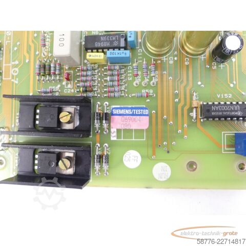 Komponent Siemens C98043-A1200-L 107 Steuerungskarte SN:Q69004