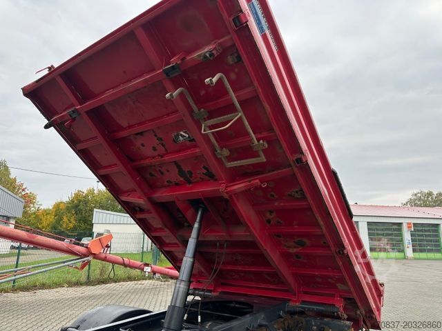 Xe tải ben 3 chiều IVECO ML 80E 22  K/ Fassi F 70 + Funk / Meiller