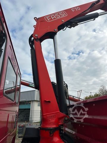 Xe tải ben 3 chiều IVECO ML 80E 22  K/ Fassi F 70 + Funk / Meiller