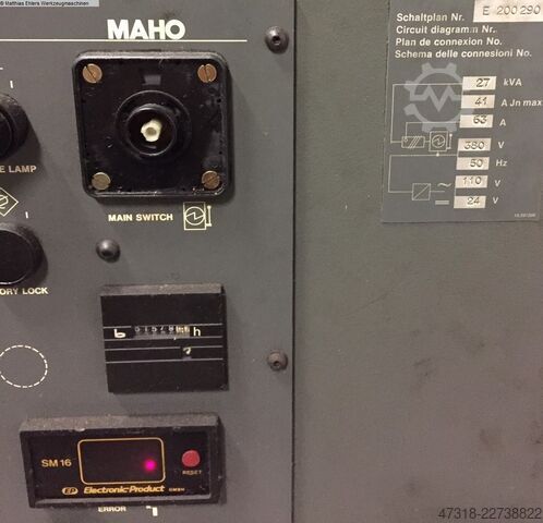 Обрабатывающий центр - вертикальный MAHO MH 1000 E