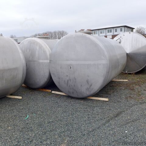 Unbenutzter 15.000-Liter-Sicherheitstank, Aisi 304 mit Doppelmantel nach DIN-EN 12285-2  8977