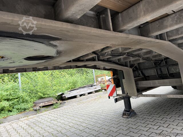 Semirremolque de plataforma baja Humbaur HTS30  3 Achs Satteltieflader, neuwertig