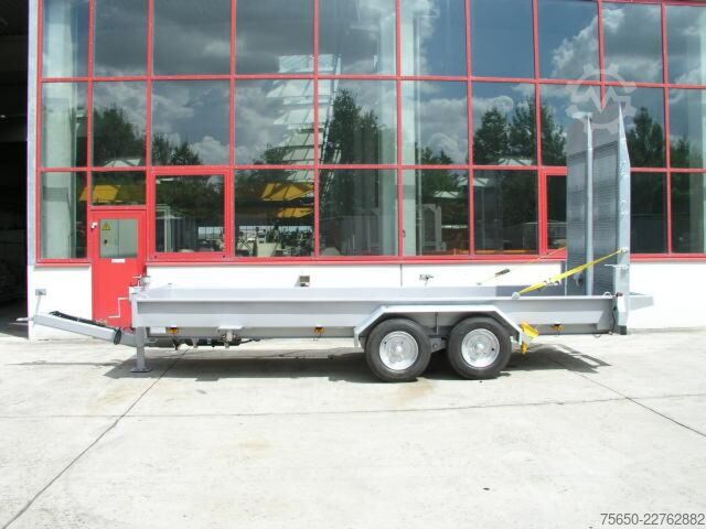 Remolque de plataforma baja Möslein TT 11-E6x2  Tieflader für Fräsen breiten Rampen, Neu