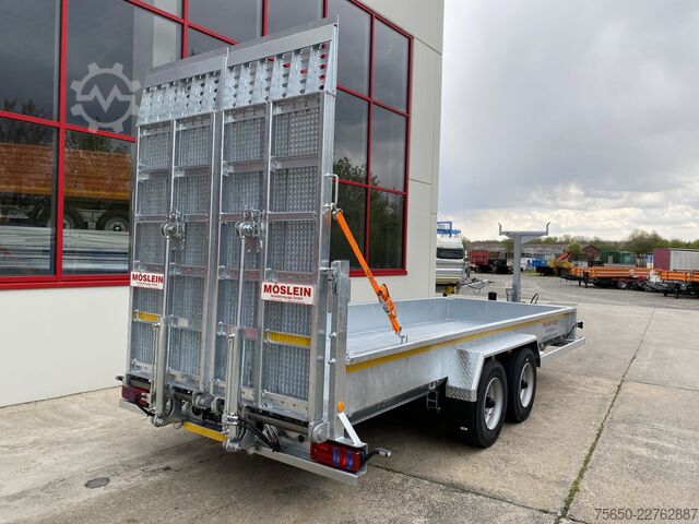 Remolque de plataforma baja Möslein TT 11-E6x2 hydr. Rampen  Tieflader für Fräsen breiten hydraulischen Rampen, Neu
