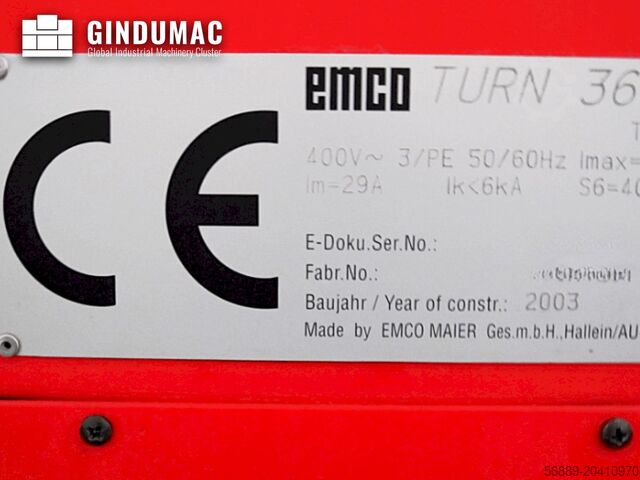 Horizontalios tekinimo staklės EMCO turn 365 tcmy