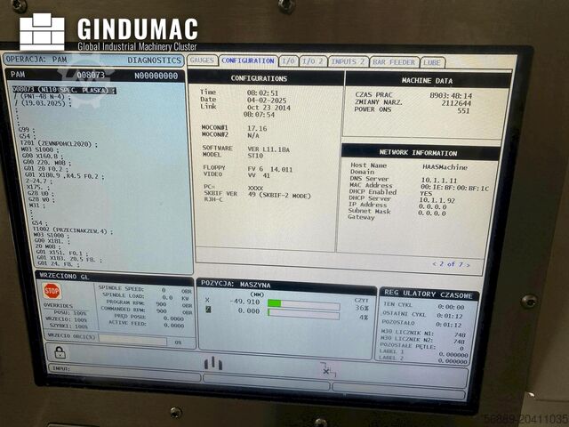 Горизонтальный токарный станок HAAS ST-10