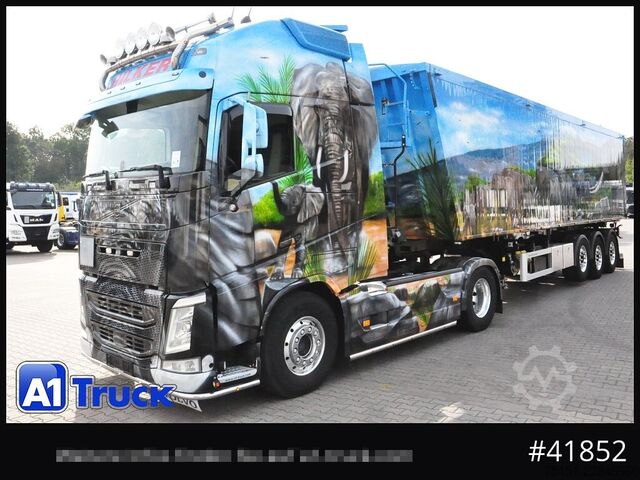 Standaard trekker VOLVO FH 500 XL, Hydraulik Navi, Leder, Standklima Airbrush, Show Truck