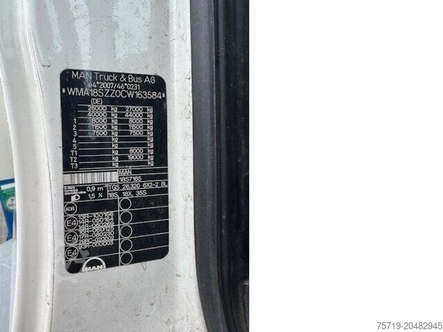 Vuilniswagen MAN 26.320 6x2 TGS