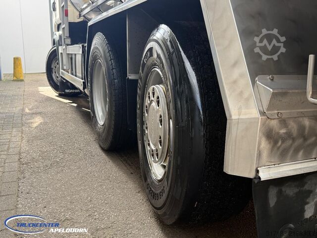 Tankwagen Scania R490 RVS tank, Euro 6, Stuuras, Retarder