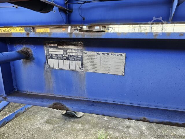Gámaflutningar MKF METALLBAU CS 20 / STEEL SUSPENSION/ ROR DRUM.