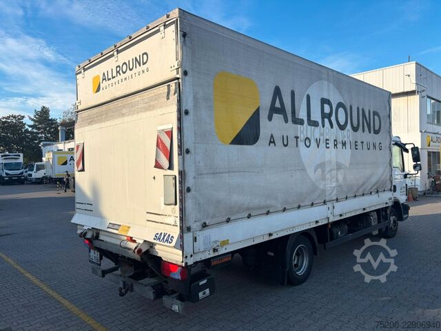 Transportador con plataforma y toldo MAN TGL 8.190 Pritsche / Plane / LBW