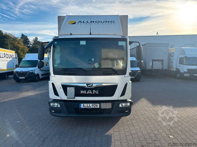 Transportador con plataforma y toldo MAN TGL 8.190 Pritsche / Plane / LBW