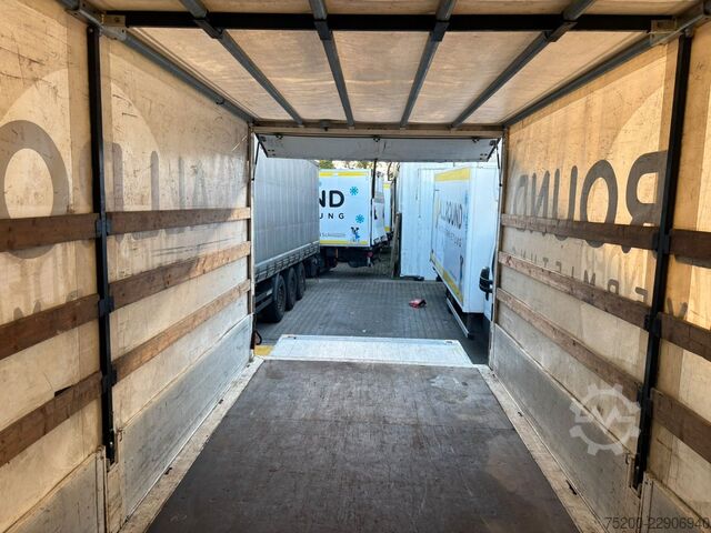 Transportador con plataforma y toldo MAN TGL 8.190 Pritsche / Plane / LBW