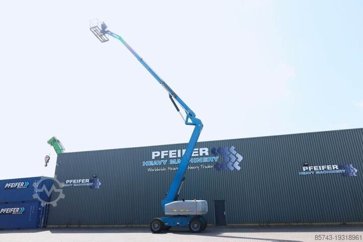 ืคืืืคืืจืืช ืขืืืื ืืืกืงืืคืืช ืืคืจืงืืช Genie Z80/60 Diesel, 4x4x4 Drive, 26m Working Height, 18