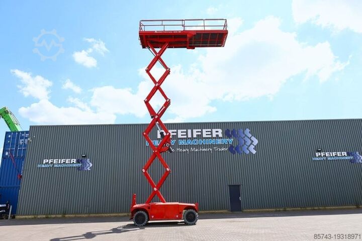 Scherenhebebühne PB LIFT S151-19E 4x4 Electric, 4x4 Drive, 15m Working