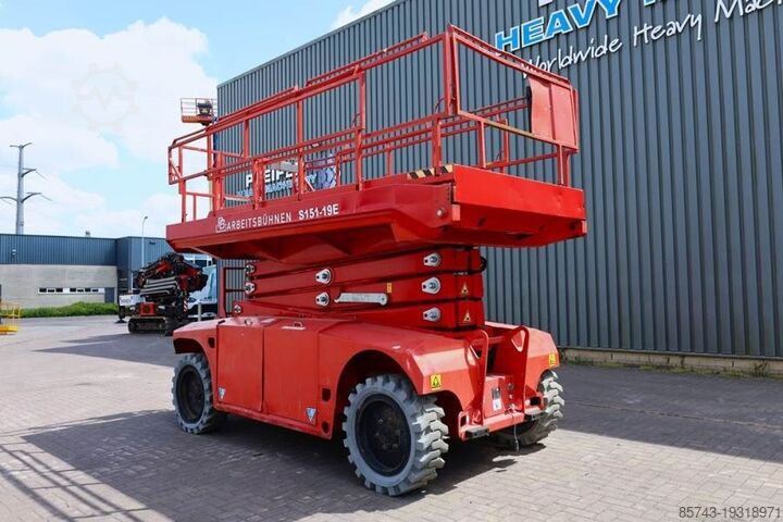 Scherenhebebühne PB LIFT S151-19E 4x4 Electric, 4x4 Drive, 15m Working