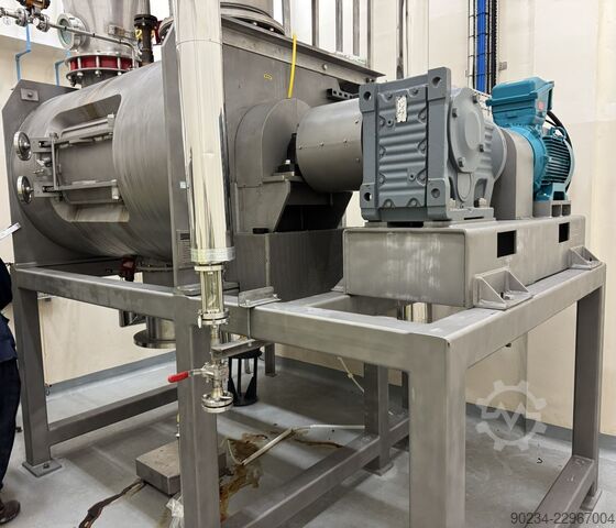 Morton FKM1200-D Edelstahl Pflugschar-Mischer/Trockner MORTON-LODIGE KFM1200-D