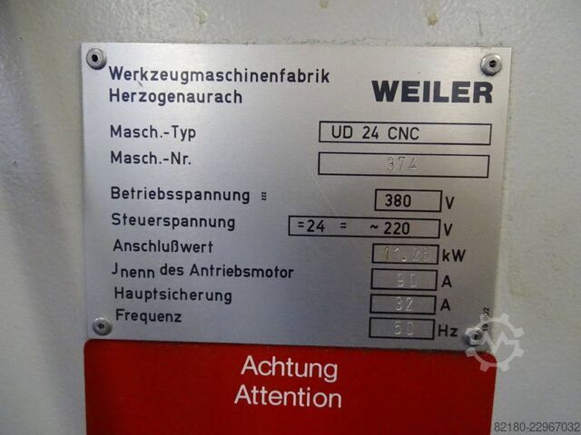 CNC-Drehmaschine Weiler UD 42