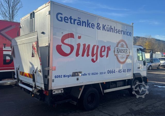 Jääkaappikorinen pakettiauto STEYR TGL 18S16 4x2 Kühlkoffer Bj 1996