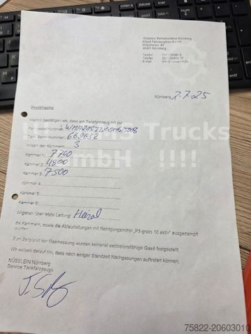 Tanker truck MAN TGS 26.440 / Top Load / Diesel / Lindner-Fischer