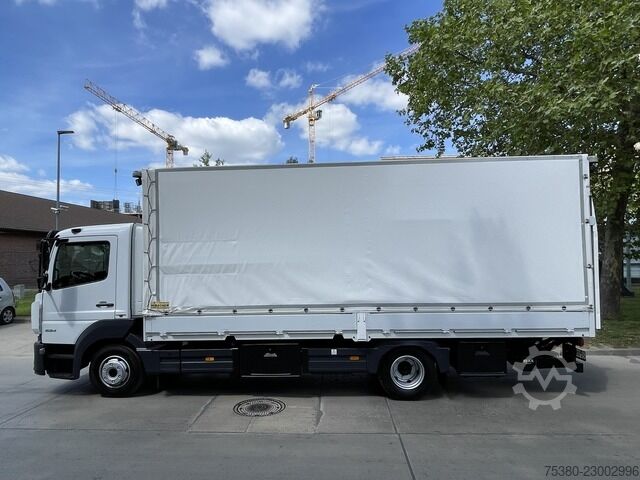 Verhollinen pakettiauto mercedes-benz ATEGO 824 1.HAND*KLIMA*WEBASTO*NAVI*TOP*