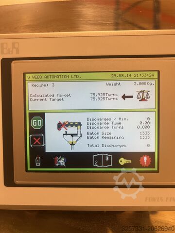 Schraubenfüller G Webb Automation Standing Auger filler