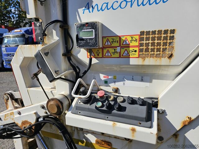 Nákladné auto na prepravu odpadu SCANIA P280DB4X2MLB Anaconda Twin 12.8cubic