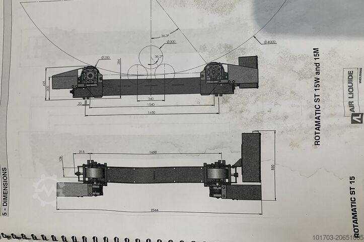 Rotator spawalniczy AIR LIQUIDE ROTAMATIC ST 15 W