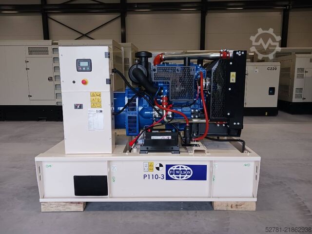 วัสดุผสม FG Wilson P110-3 - 110 kVA Open Genset - DPX-16008-O