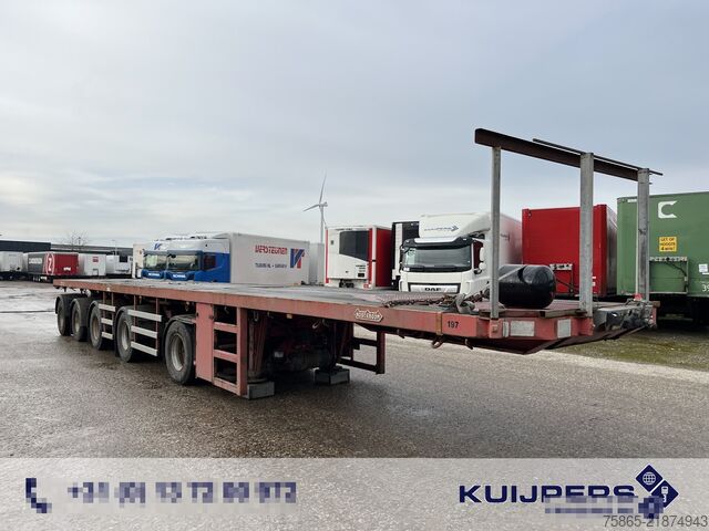 مقطورة منصة Nooteboom OVB-90-05 / 5 axle 12 Ton Hydraulic / BPW Drum ...
